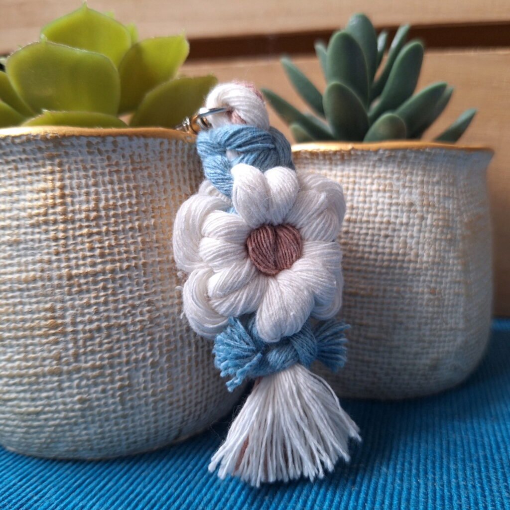 Llavero de flor