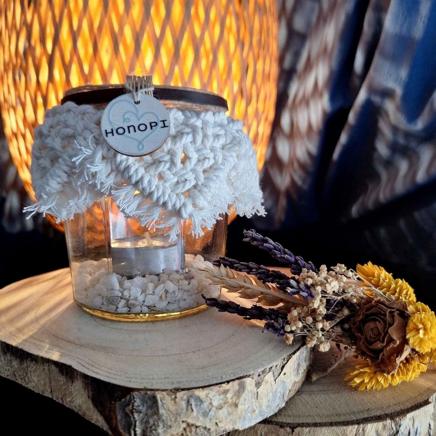 Tarro decorativo de cristal - Imagen 2