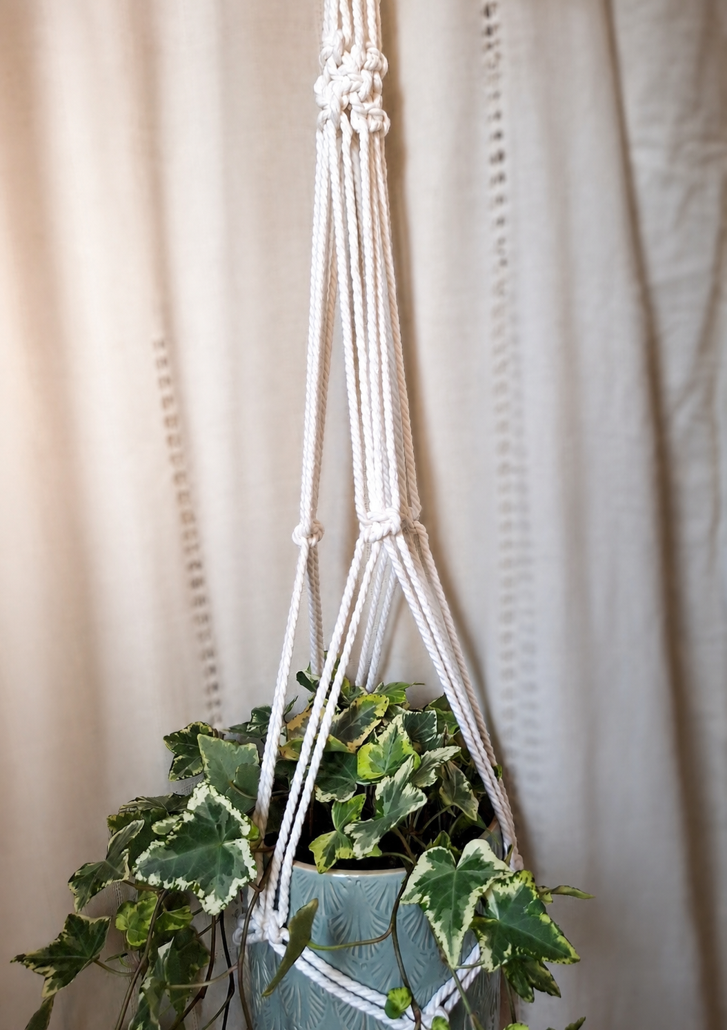 Colgador de plantas de macramé - Imagen 4